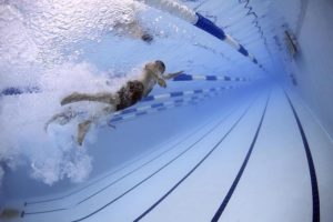 Pool Schwimmbad im Garten ist ein Traum